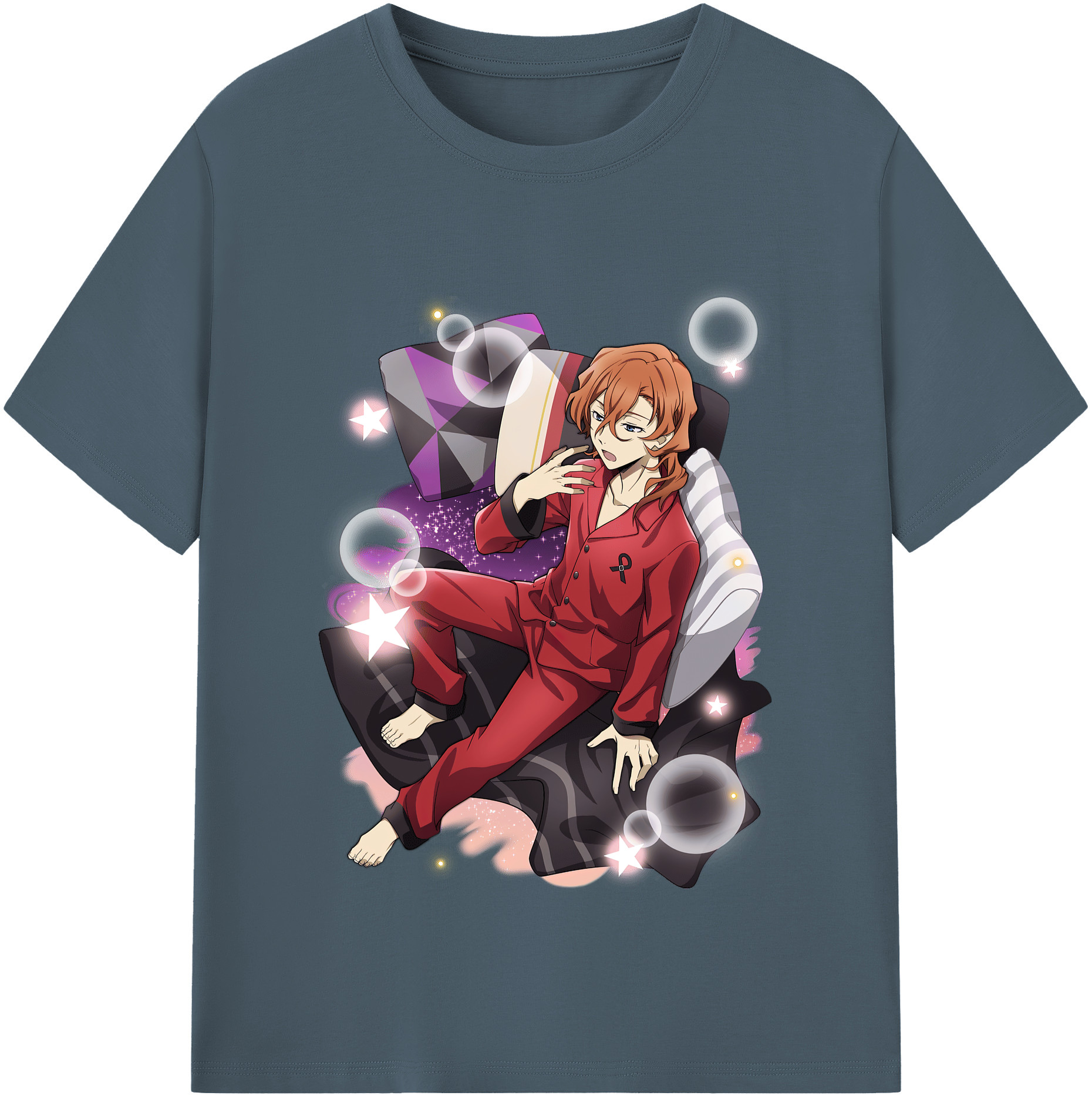 （画像用） 文豪ストレイドッグス Bungo Stray Dogs 綿100％半袖Tシャツ（フロントプリント）